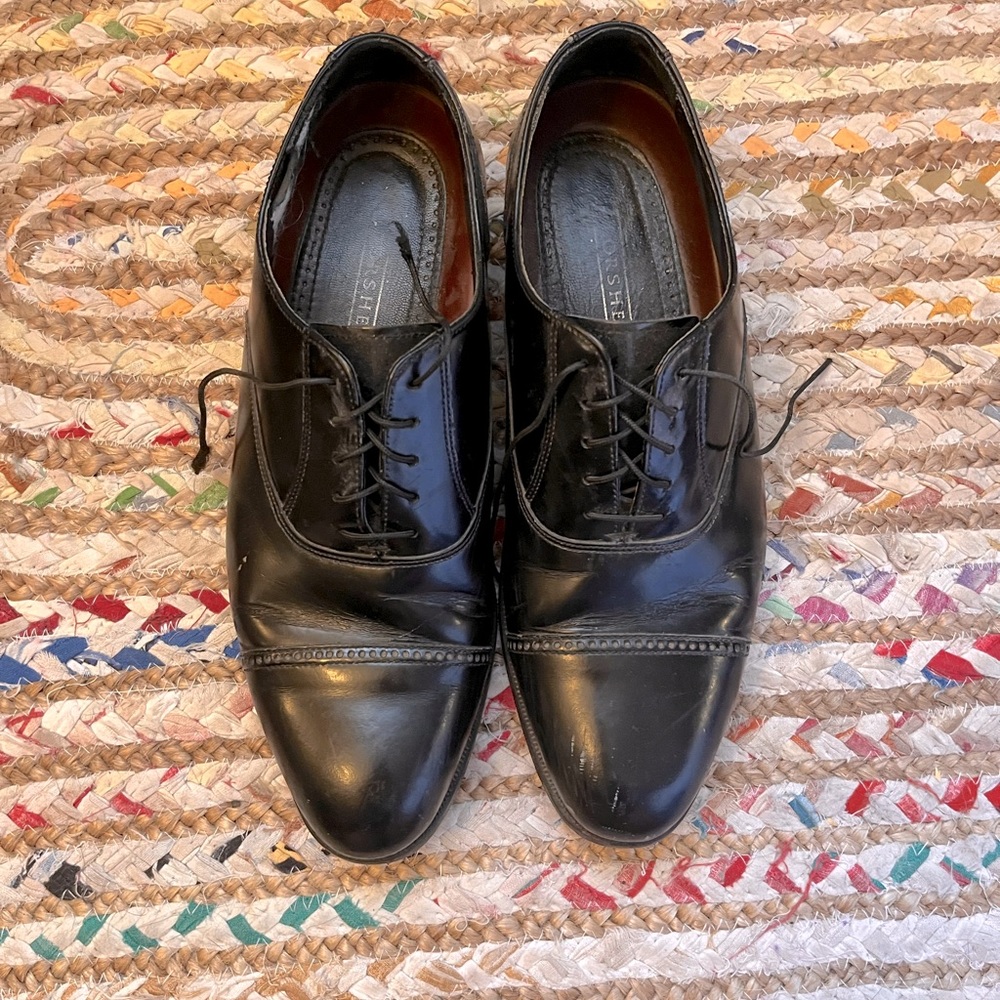 Vintage Black Florsheim Dress Shoes